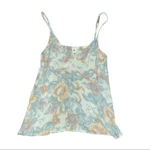 Nordstrom floral spaghetti strap tank top